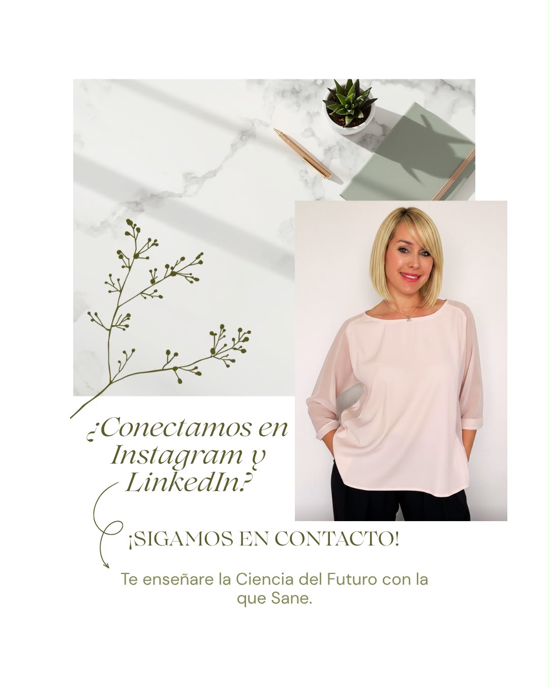 Carrusel de Instagram — Conectemos: la ciencia del futuro con la que sanar
